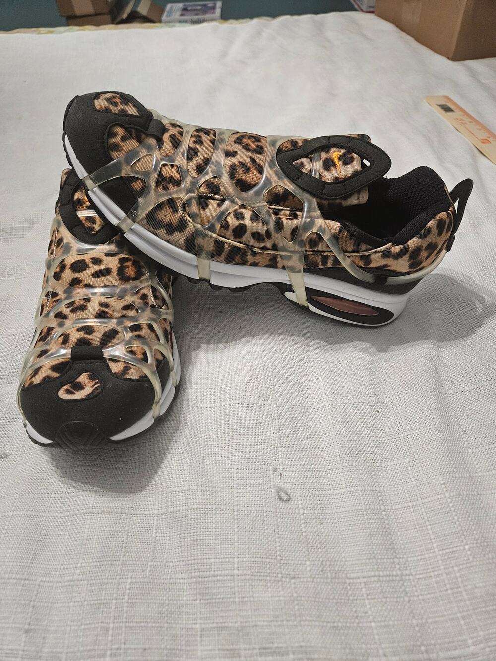 Nike Air Kukini SE Leopard Sneaker Running Shoes DJ6418-001 US Size 11M